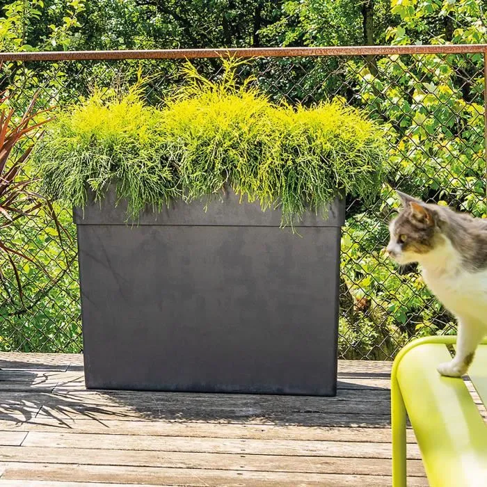 Deroma Muret Haut como R - 9EV14SZ - Altura 78 cm - Antracita 0 Deroma Muret Haut como R - 9EV14SZ - Altura 78 cm - Antracita 0