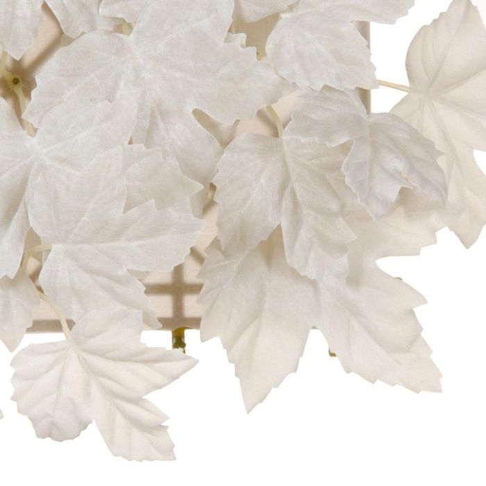 Panel Floral Blanco Pvc Jardín 30 X 30 cm