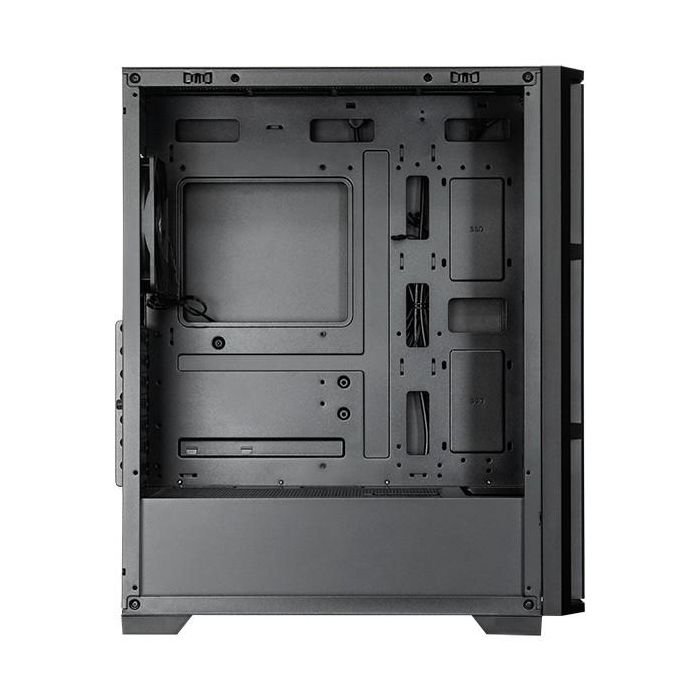 Chieftec AS-02B-TG-OP Midi Tower PC Negro con Ventana Lateral y Panel de Vidrio Templado 4