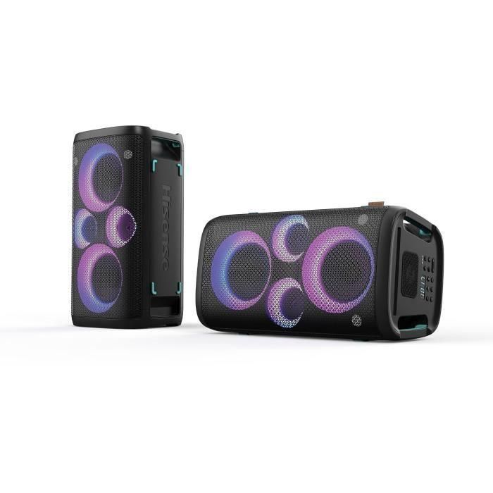 Hisense Party Rocker One - Portable Bluetooth Evening Speaker - 300W - Efectos de luz - Negro 1 Hisense Party Rocker One - Portable Bluetooth Evening Speaker - 300W - Efectos de luz - Negro 1