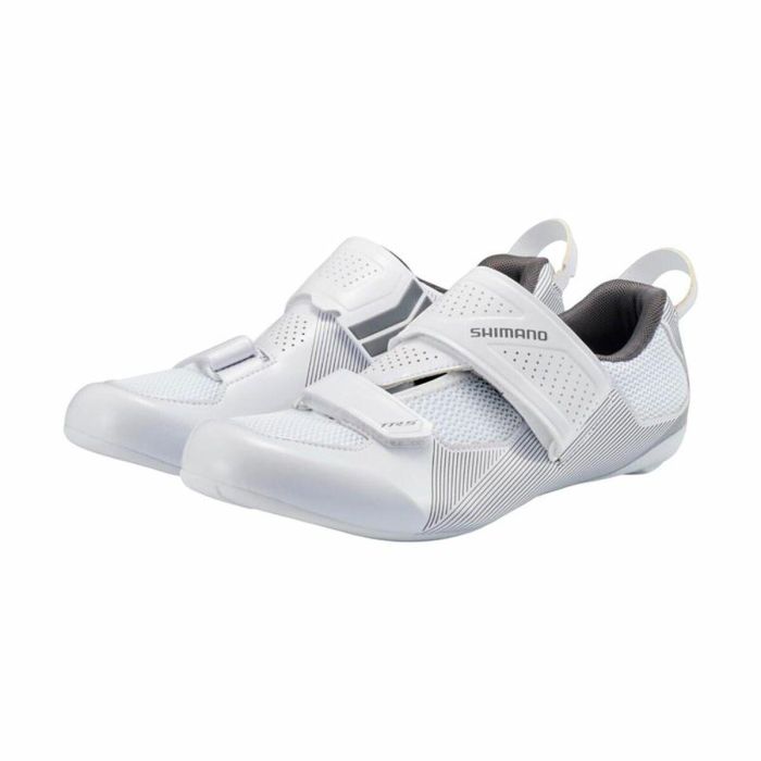 Zapatillas de ciclismo Shimano Tri TR501 Blanco Blanco/Gris 1