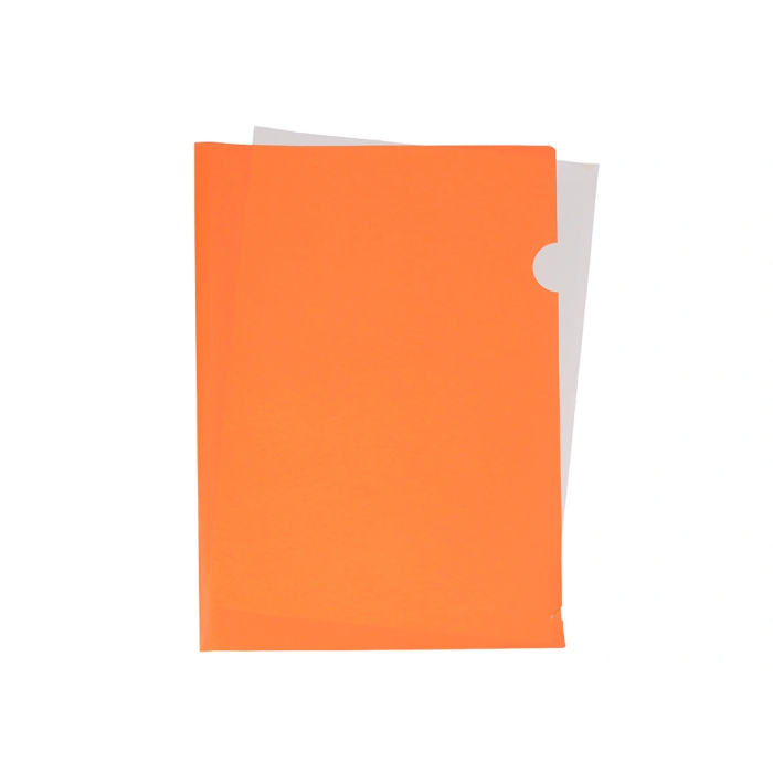 Liderpapel Carpeta Dossier Uñero Polipropileno Naranja Fluor Opaco Capacidad 20 Hojas Formato Din A4 4