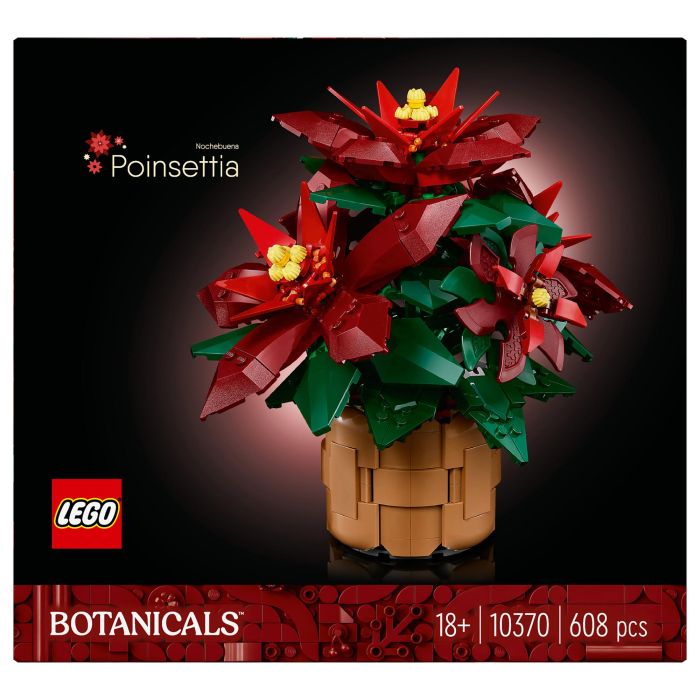 LEGO 10370 Icons Flor de Pascua, Juego Construcción 608 Piezas, 18+ Años 39