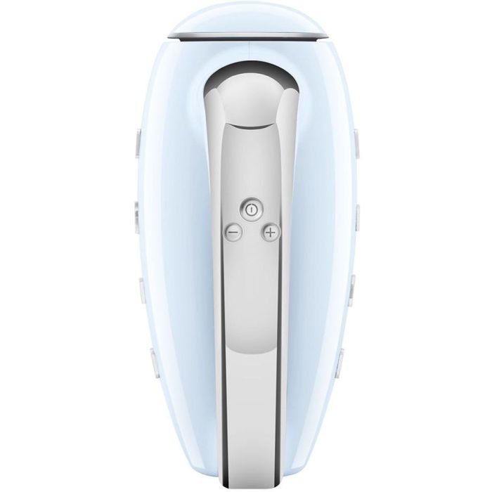 Smeg HMF01PBEU Batidora de Mano Retro 50s, 9 Velocidades, Función Turbo, Diseño Pastel Azul, 250W 5