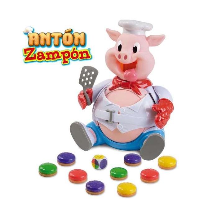 Bizak 64550084 Antón Zampón, juego de mesa de acción: hincha la barriga hasta que el cinturón explota, para niños +4 años 3 Bizak 64550084 Antón Zampón, juego de mesa de acción: hincha la barriga hasta que el cinturón explota, para niños +4 años 3