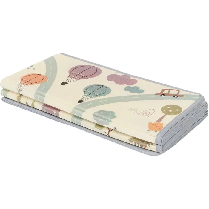 Tineo Alfombra de Juego Maxi Reversible 150x180 cm, Animales y Pista de Coches, Referencia TIN3275056061603