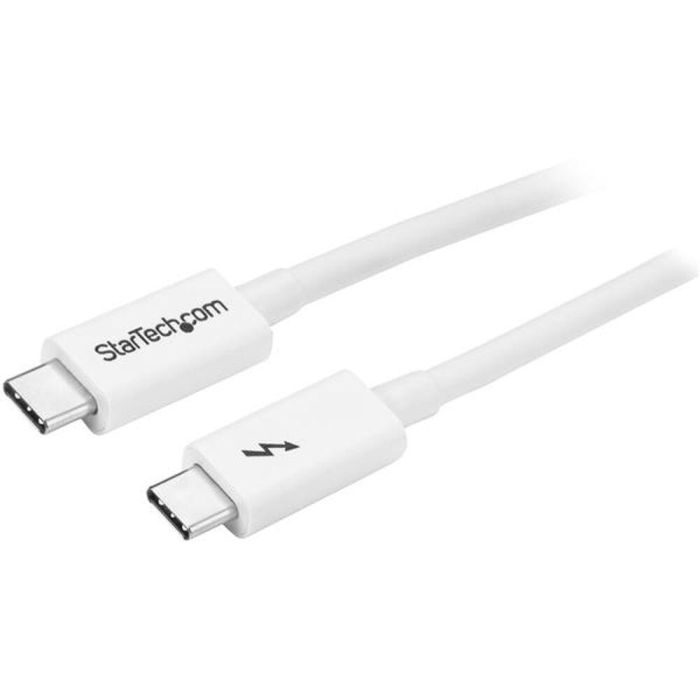 Cable Thunderbolt 3 Startech TBLT3MM1MW 1 m Blanco