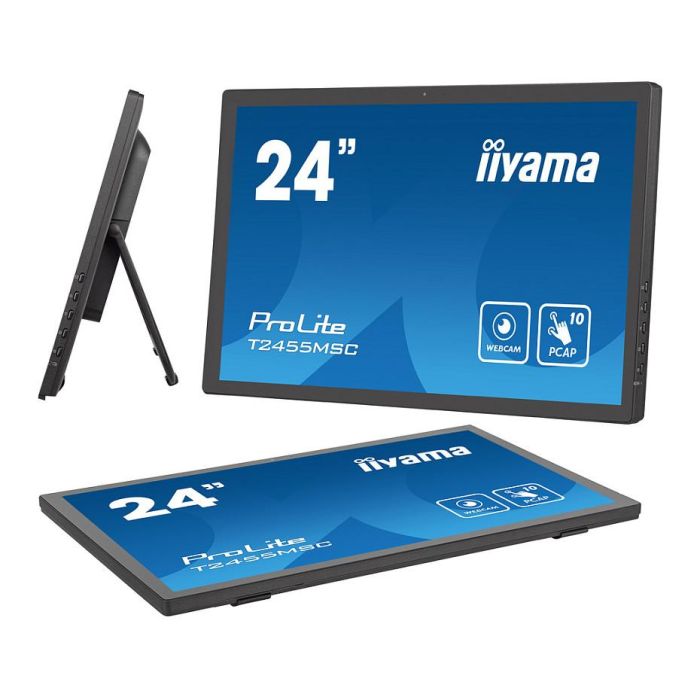 iiyama ProLite T2455MSC-B1 Monitor Táctil FHD IPS 24" 1920x1080 5ms HDMI DP USB Negro 8