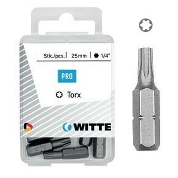 Juego de puntas WITTE TX Torx 5 Unidades 1
