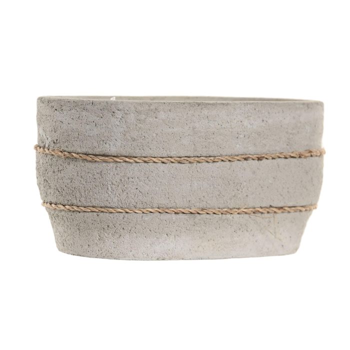 Vela Cottage DKD Home Decor Gris 8 x 7 x 15 cm (12 Unidades) 1