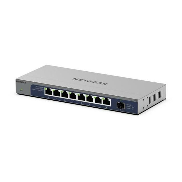 NETGEAR GS108X-100EUS Switch 8 Puertos Gigabit Ethernet Unmanaged con 1 Puerto SFP+ 10G L2 Metálico 1