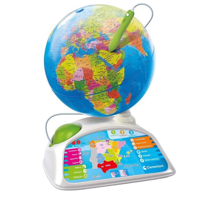 Clementoni Globo Realidad Aumentada 55522 Interactivo con Lápiz Óptico para Descubrir el Mundo y Resolver Puzles +7 Años 2 Clementoni Globo Realidad Aumentada 55522 Interactivo con Lápiz Óptico para Descubrir el Mundo y Resolver Puzles +7 Años 2