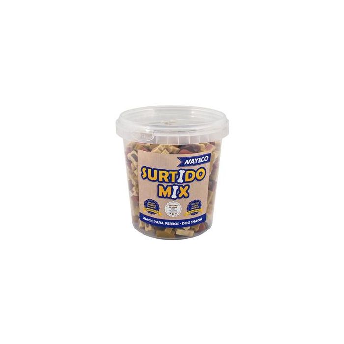 Nayeco Nyc Surtido Mix 500g - Snack semi húmedo para perros, sabores pollo, salmón y cordero Nayeco Nyc Surtido Mix 500g - Snack semi húmedo para perros, sabores pollo, salmón y cordero