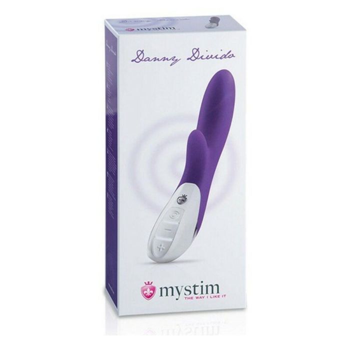 Vibrador Doble Estimulación Mystim Danny Divido Lila 1