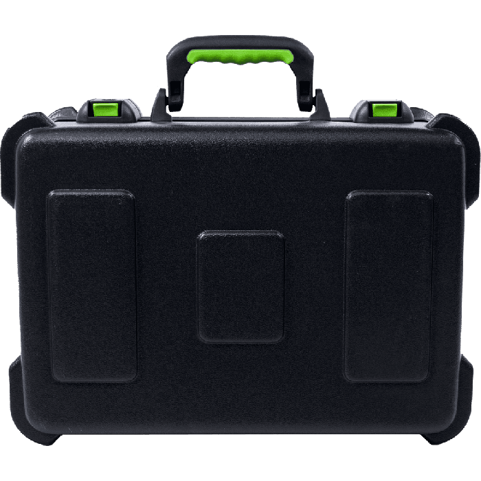 SBG Estuche de Transporte de Polietileno para 6 Micrófonos Inalámbricos con Espacio para Pilas, Cierre TSA 1