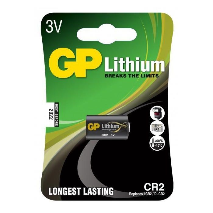 GP Lithiumbatteri, CR2, 1-pack GP Lithiumbatteri, CR2, 1-pack