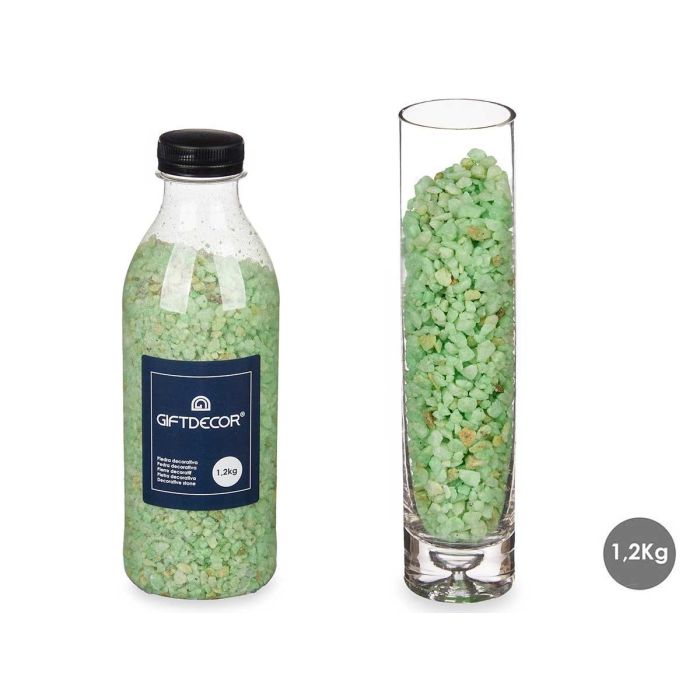 Giftdecor Bote Piedra Decorativa 1.2 kg Verde 7.5x21.8x7.5 cm (12 Unidades) Giftdecor Bote Piedra Decorativa 1.2 kg Verde 7.5x21.8x7.5 cm (12 Unidades)