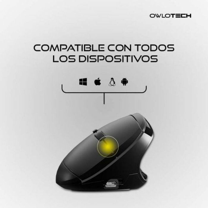 Ratón Owlotech Negro 1