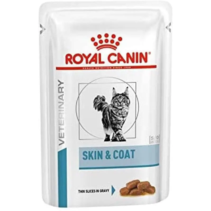 Royal Vet Feline Skin Coat Caja 12x85 gr Alimento Húmedo para Gatos