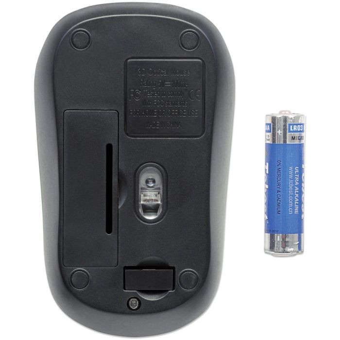 MANHATTAN Maus Wireless Success, optisch, 1000dpi, orange 3