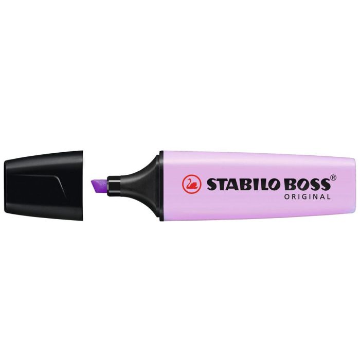 Rotulador Stabilo Boss Pastel Fluorescente 70 Brisa Violeta 10 unidades 1