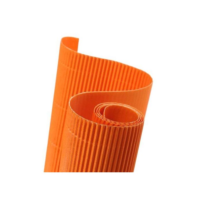 Carton Ondulado Canson 300G Rollo 0,5X0,7 M Naranja Paquete De 10