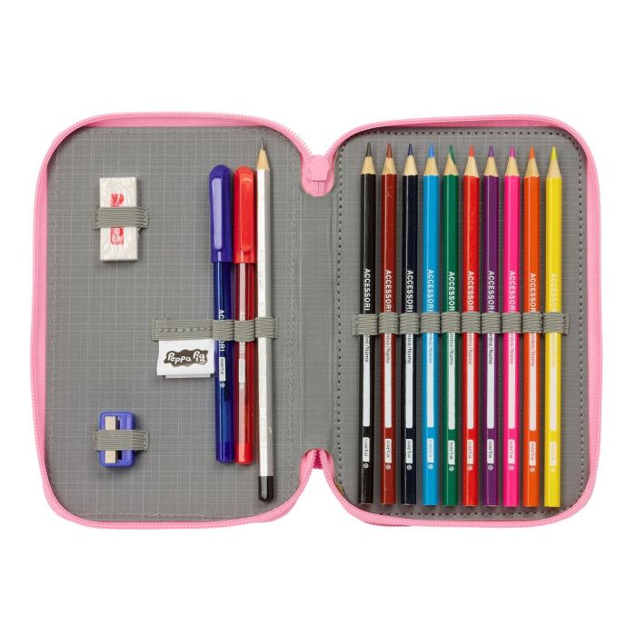 Portatodo Peppa Pig Baby pig Multicolor 12.5 x 19.5 x 4 cm 29 Piezas 2 Portatodo Peppa Pig Baby pig Multicolor 12.5 x 19.5 x 4 cm 29 Piezas 2