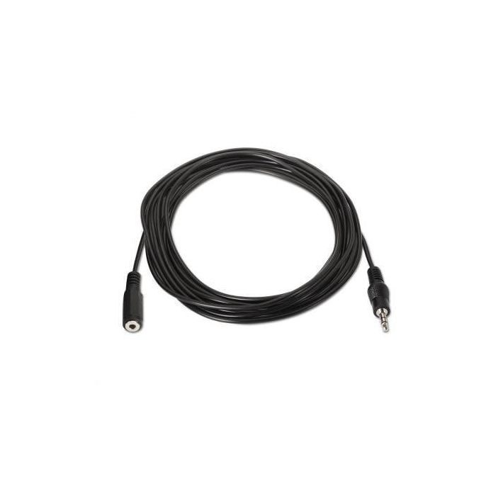 AISENS - CABLE AUDIO ESTEREO, JACK 3.5/M-JACK 3.5/H, NEGRO, 3.0M 1 AISENS - CABLE AUDIO ESTEREO, JACK 3.5/M-JACK 3.5/H, NEGRO, 3.0M 1