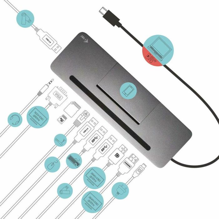 Hub USB i-Tec C31FLATDOCKPDPRO     2 Hub USB i-Tec C31FLATDOCKPDPRO     2