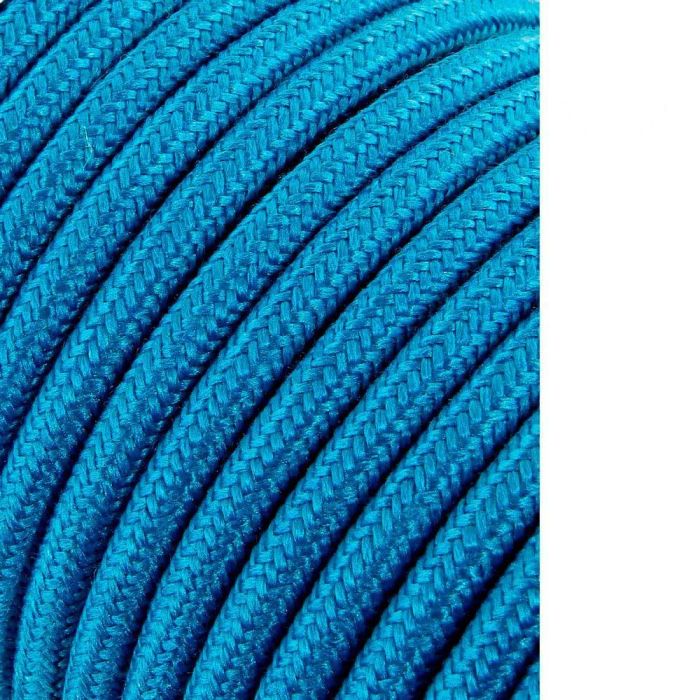 Edm Carrete cable cordón tubular h03vv-f 2 x 0,75 mm² azul claro, 5 m Edm Carrete cable cordón tubular h03vv-f 2 x 0,75 mm² azul claro, 5 m