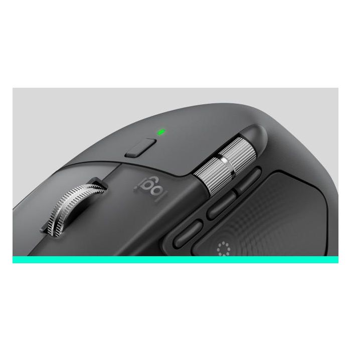 Logitech Ratón MX Master 4 for Business Graphite, Inalámbrico 2.4GHz/Bluetooth, Versión Empresarial 1