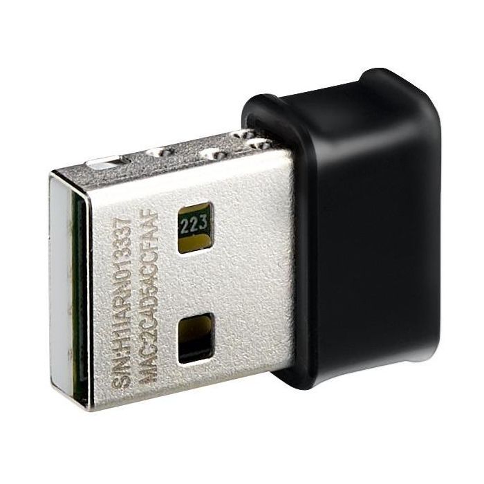 Asus 90IG03P0-BM0R10 Adaptador USB WiFi USB-AC53 Nano AC1200 Dual-Band 802.11ac MU-MIMO Ultra Pequeño para Gaming y Streaming 3