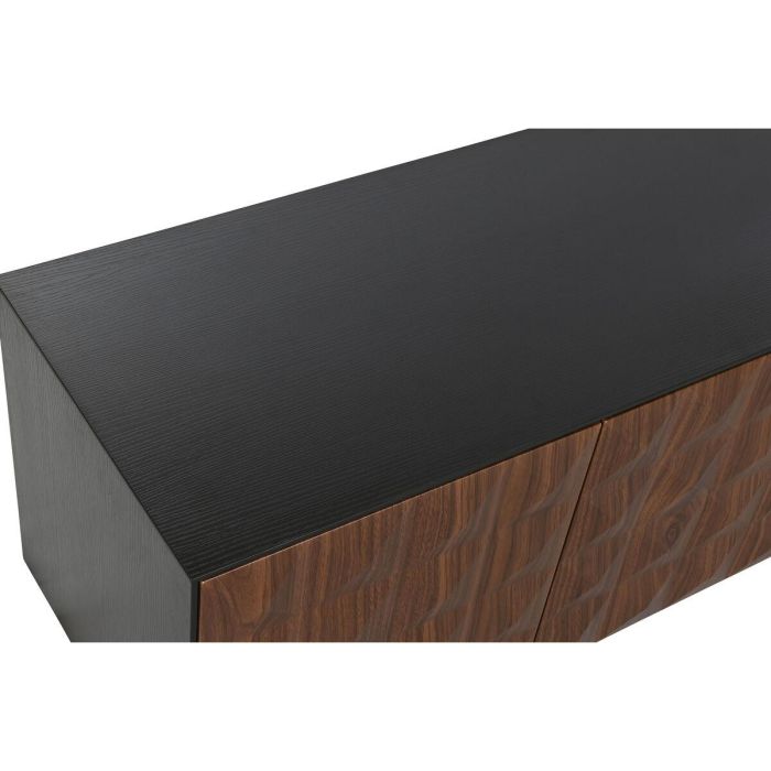 Mueble Tv Moderno DKD Home Decor Negro Marron 40 x 45.5 x 161.2 cm 6