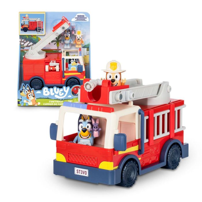 FAMOSA Camión de Bomberos de Bluey y Bingo con Accesorios y Pegatinas – Juguete para Niños +3 Años 0 FAMOSA Camión de Bomberos de Bluey y Bingo con Accesorios y Pegatinas – Juguete para Niños +3 Años 0