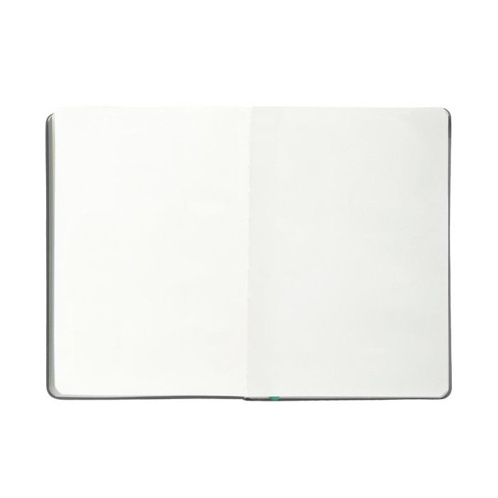 Cuaderno Con Gomilla Antartik Notes Tapa Dura A4 Hojas Lisas Gris Y Turquesa 100 Hojas 80 gr Fsc 7