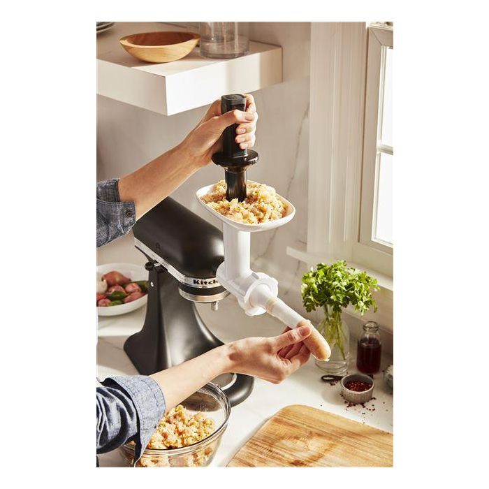 Kitchenaid 5KSMSSA Embutidor de Salchichas y Chorizo con Tubos Rellenos 4