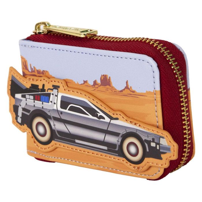 Tarjetero 40th Anniversary Delorean Accordion Regreso al Futuro Loungefly 4 Tarjetero 40th Anniversary Delorean Accordion Regreso al Futuro Loungefly 4
