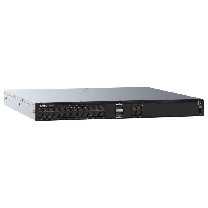 DELL Switch S4128T L2/L3, 28 puertos 10G Ethernet (100/1000/10000), 2 puertos QSFP28 100G, redundancia de alimentación, montaje en rack 1U - DNS4128T 2