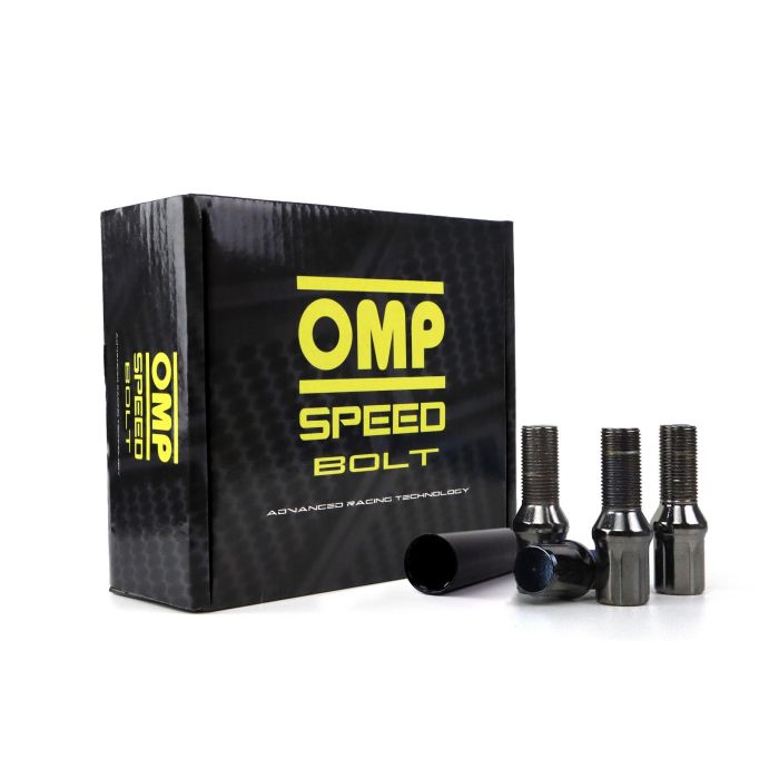 Omp Tornillos de Rueda Acero OMPS09951404 Set 20un M14x1.25 Llave 17-19 Largo 27mm Color Gris DIN 10.9