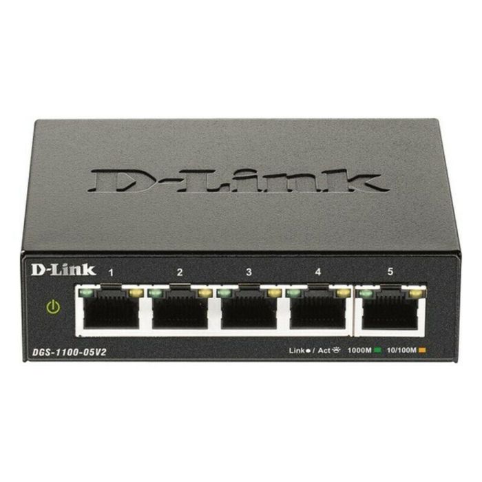 D-Link Switch Easysmart 5 Puertos Gestionable Gigabit Ethernet 10/100/1000 Negro 0 D-Link Switch Easysmart 5 Puertos Gestionable Gigabit Ethernet 10/100/1000 Negro 0
