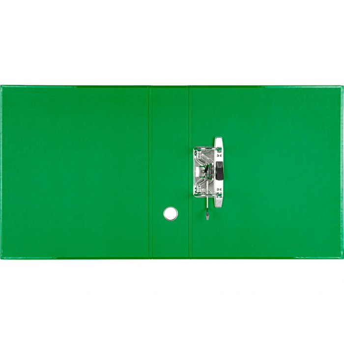 Liderpapel Archivador de Palanca A4 Forrado Lomo 80mm Verde con Compresor Metálico 3