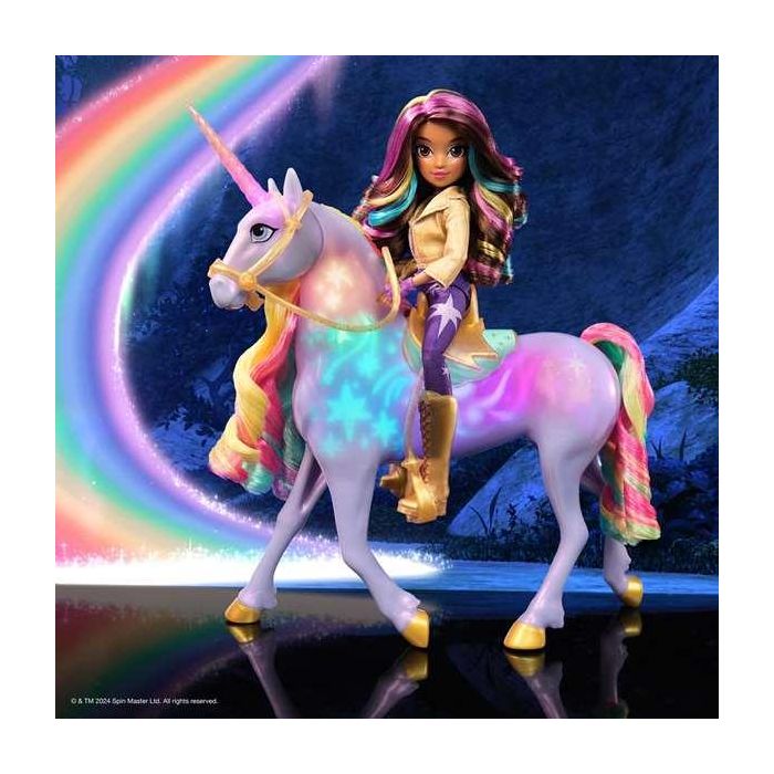 SPIN MASTER UNICORNIO CON FUNCIONES 28 CM WILDSTAR + MUÑECA 24 CM Unicorn Academy 3 SPIN MASTER UNICORNIO CON FUNCIONES 28 CM WILDSTAR + MUÑECA 24 CM Unicorn Academy 3