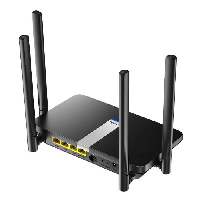 Cudy LT500 Router Inalámbrico 4G Doble Banda (2.4/5GHz) Wi-Fi 5 AC867 Ethernet Rápido VPN Negro