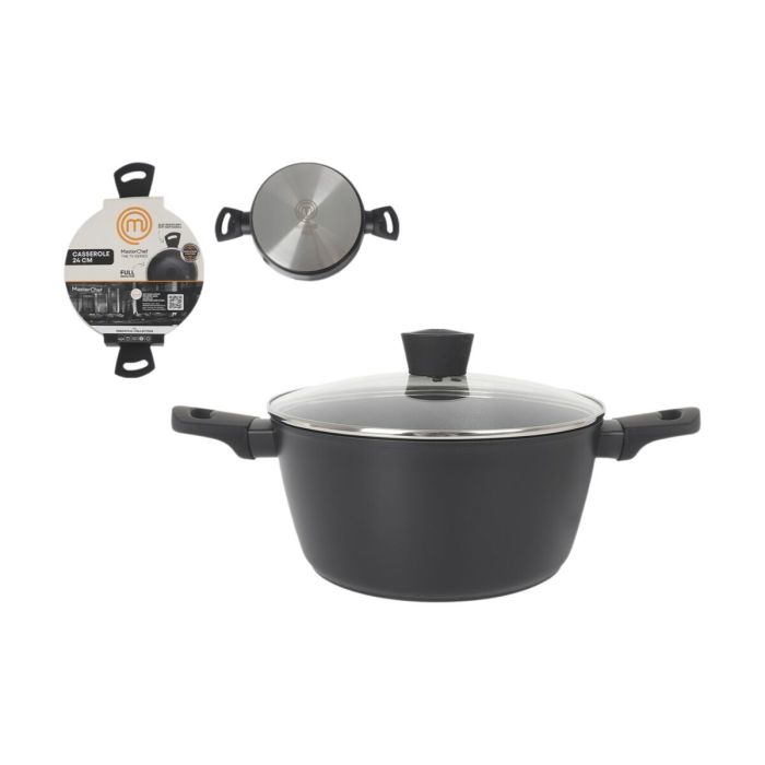 Cacerola Con Tapa MasterChef 24 cm (4 Unidades) 4 Cacerola Con Tapa MasterChef 24 cm (4 Unidades) 4