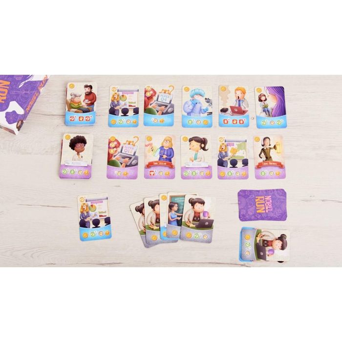 Tranjis Games SL Nobel Run Juego de Mesa Construcción de Mazos Carrera Científica Premio Nobel 1-4 Jugadores 30 min A partir 10 años 1