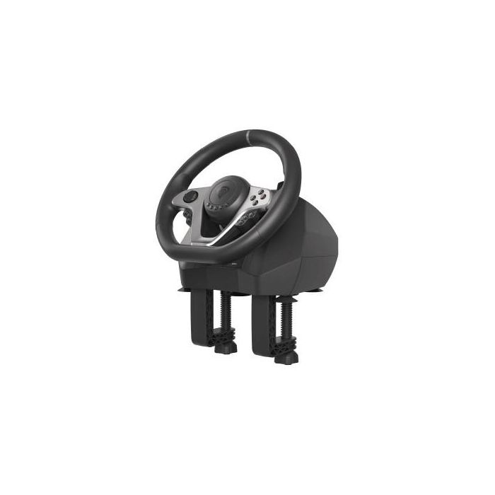 GENESIS Seaborg 400 Volante y Pedales USB Alámbrico con Vibración 900° para PC, Switch, PS3, PS4, Xbox 360, Xbox One, One S, One X Negro/Plata 4 GENESIS Seaborg 400 Volante y Pedales USB Alámbrico con Vibración 900° para PC, Switch, PS3, PS4, Xbox 360, Xbox One, One S, One X Negro/Plata 4