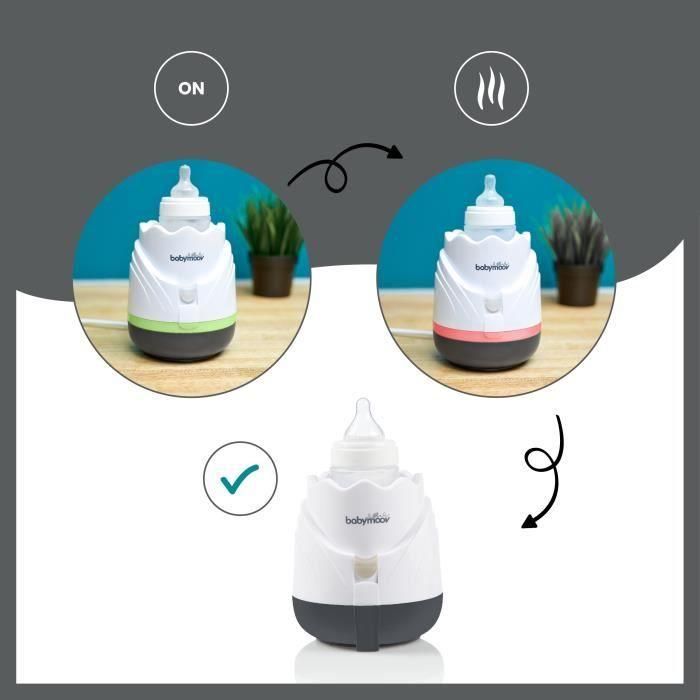 Babymoov Calienta biberones Tulipe Cream - Calentamiento rápido 3:30 min - Compatible con todos los materiales (silicona) - Parada automática 3 Babymoov Calienta biberones Tulipe Cream - Calentamiento rápido 3:30 min - Compatible con todos los materiales (silicona) - Parada automática 3