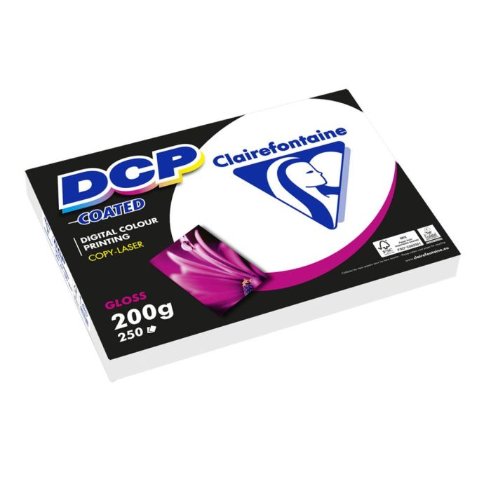 Papel Fotocopiadora Color Dcp Coated Glossy Din A4 200 gramos Paquete 250 Hojas 1