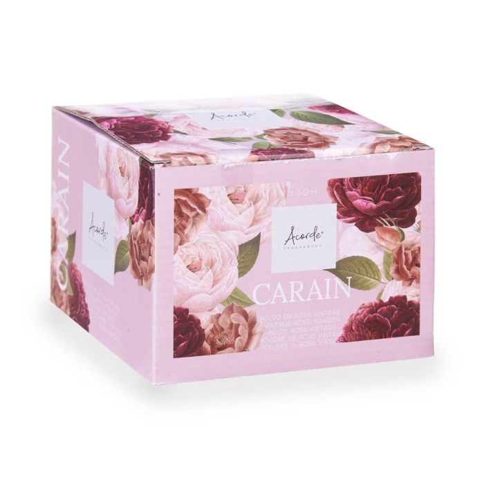 Vela Vaso C Tapa Dorada Rosa Polvo De Rosa Vintag Acorde 12X8CM (6 Unidades) 2 Vela Vaso C Tapa Dorada Rosa Polvo De Rosa Vintag Acorde 12X8CM (6 Unidades) 2
