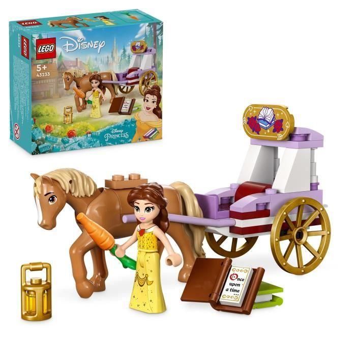 LEGO 43233 Disney Princess La Historia de Bella - El Carruaje, Juguete con Mini Muñeca Princesa, La Bella y la Bestia LEGO 43233 Disney Princess La Historia de Bella - El Carruaje, Juguete con Mini Muñeca Princesa, La Bella y la Bestia